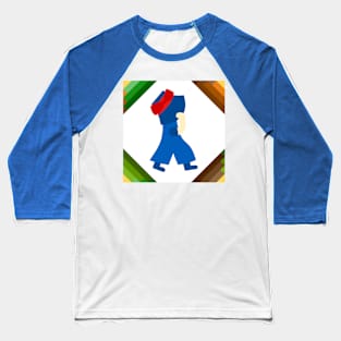 Riveter Sue in blue Baseball T-Shirt